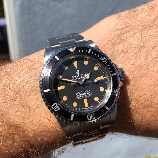 Some Most Excellent Wrist Time with this 1978 Rolex Submariner 5512 Maxi Dial Mk 1