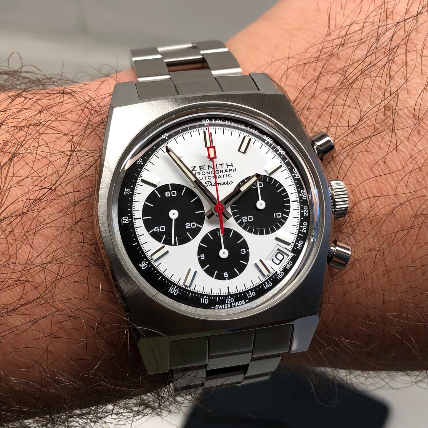 2024 Zenith El Primero Chronomaster Revival A384 03.A384.400/21/M384 Wristwatch with Box and Papers - HASHTAGWATCHCO