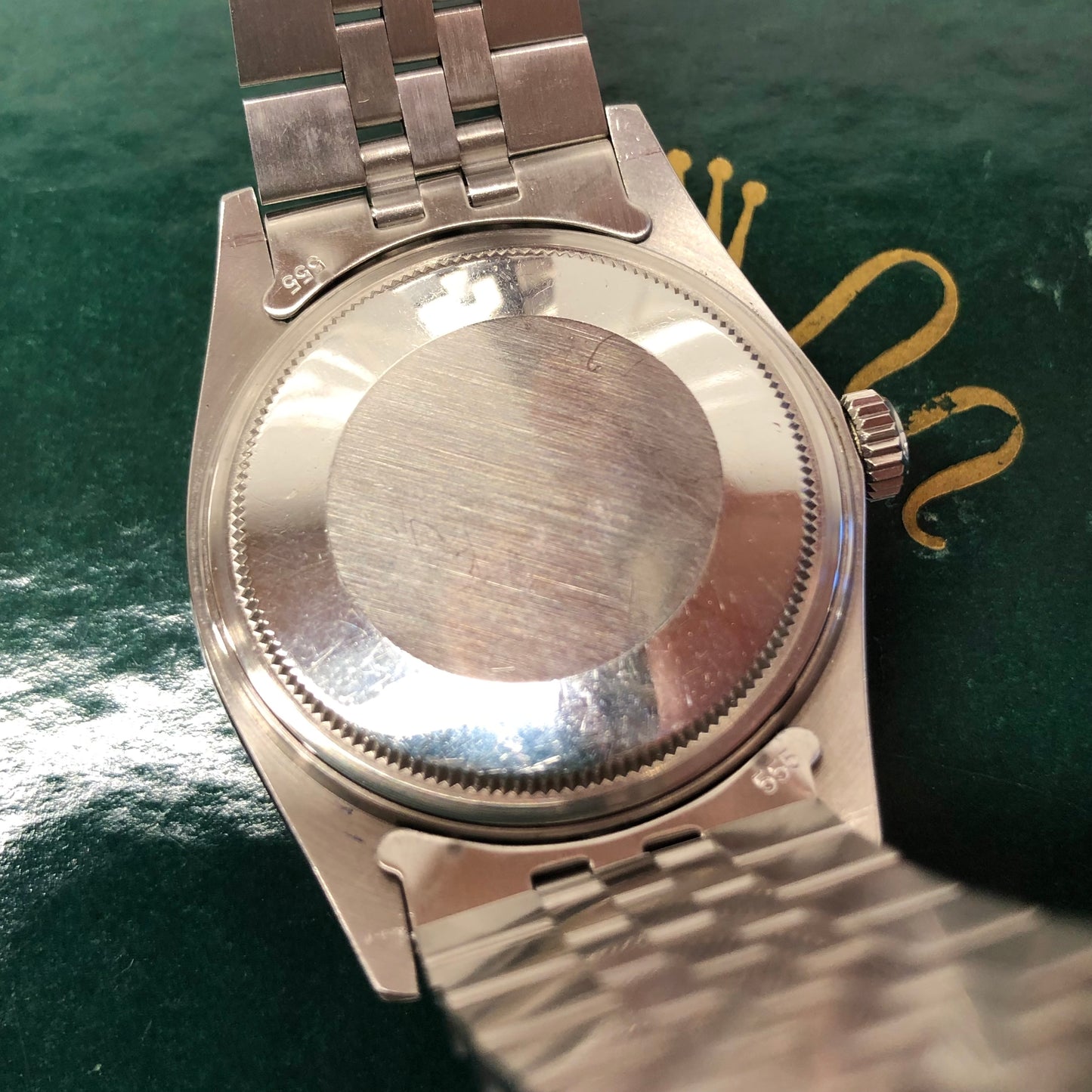 1984 Rolex Datejust 16030 Steel White Porcelain Engine Turned Automatic Wristwatch - HASHTAGWATCHCO