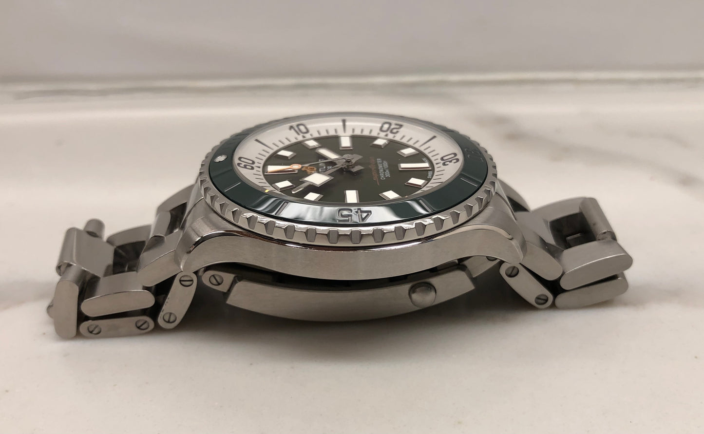 Breitling Superocean A17376 Green Stainless Steel 44mm Automatic Wristwatch with Box and Papers - HASHTAGWATCHCO