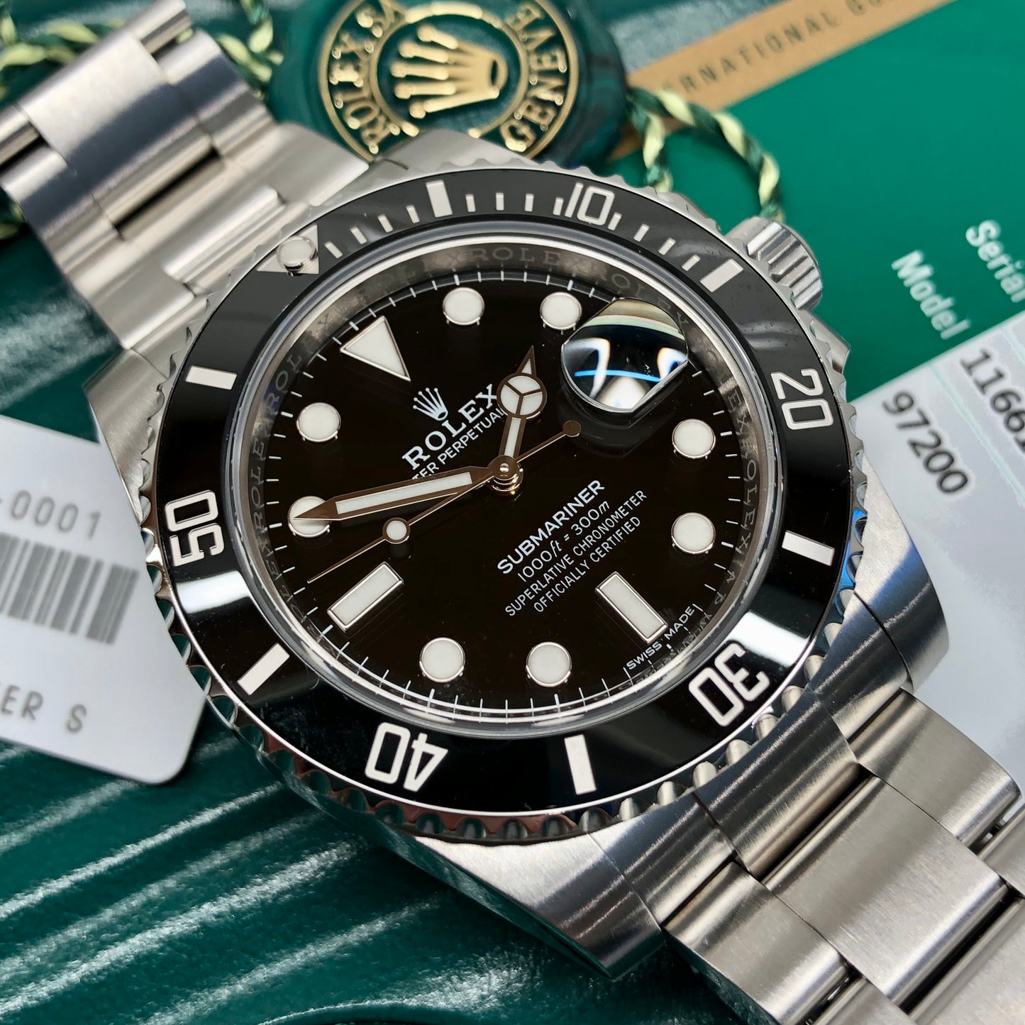 2017 Rolex Submariner Date 116610LN Steel Wristwatch with Box and Papers - HASHTAGWATCHCO