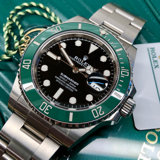 2022 Rolex Submariner Date 126610LV Starbucks Steel Wristwatch with Box and Papers - HASHTAGWATCHCO
