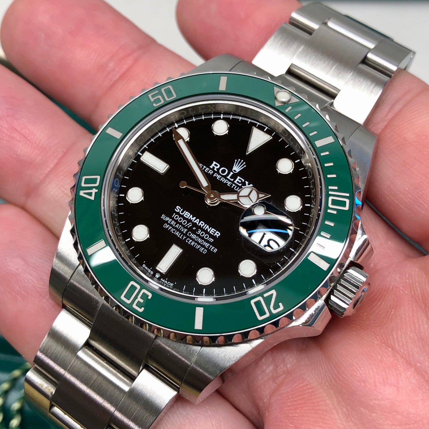 2022 Rolex Submariner Date 126610LV Starbucks Steel Wristwatch with Box and Papers - HASHTAGWATCHCO