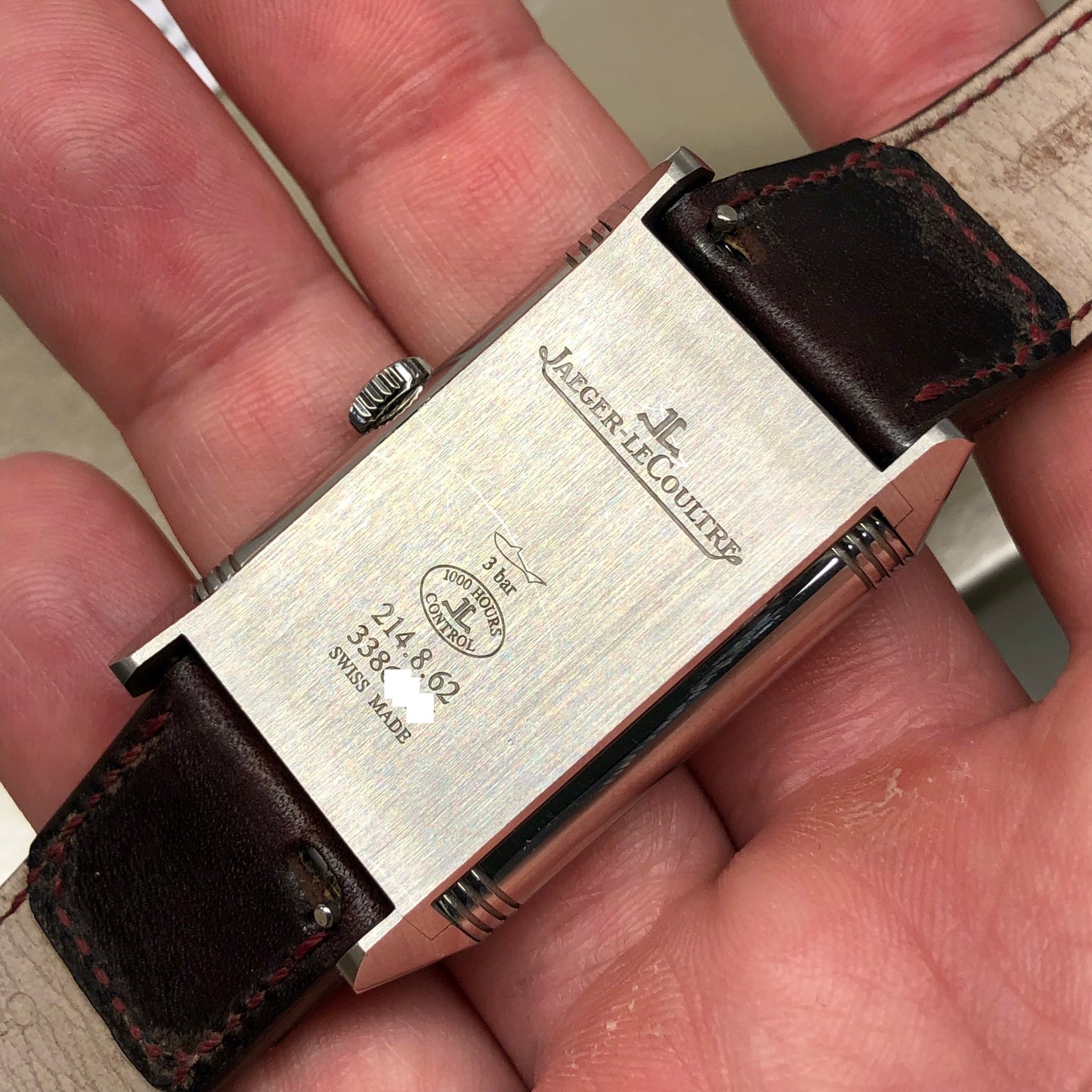 2019 Jaeger LeCoultre Reverso Tribute Q397846J Burgundy Steel Boutique Exclusive with Box and Papers