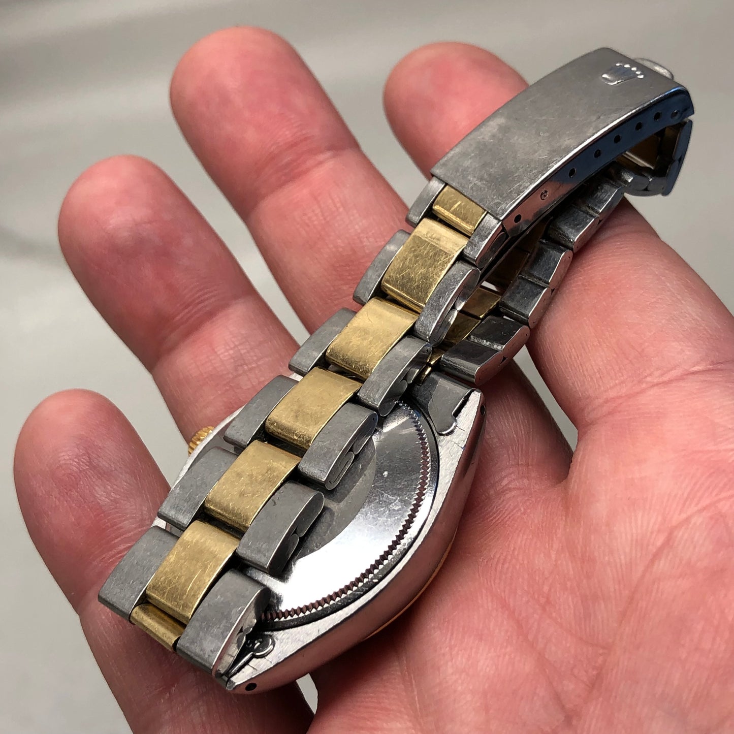 1970 Rolex Oyster Perpetual 1005 Two Tone Automatic Wristwatch - Hashtag Watch Company
