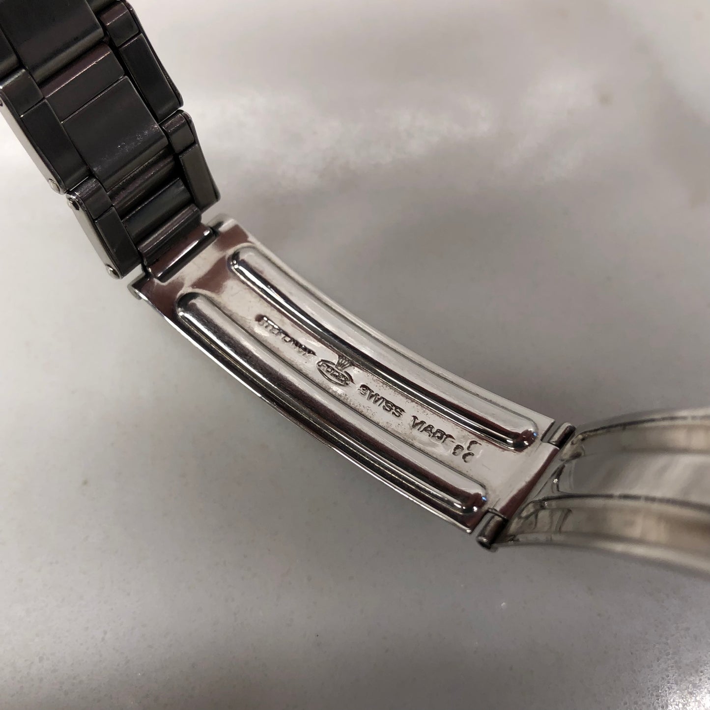 1953 Rolex Oysterdate Precision 6094 White Dial Red Date Stainless Steel Manual Wristwatch - HASHTAGWATCHCO