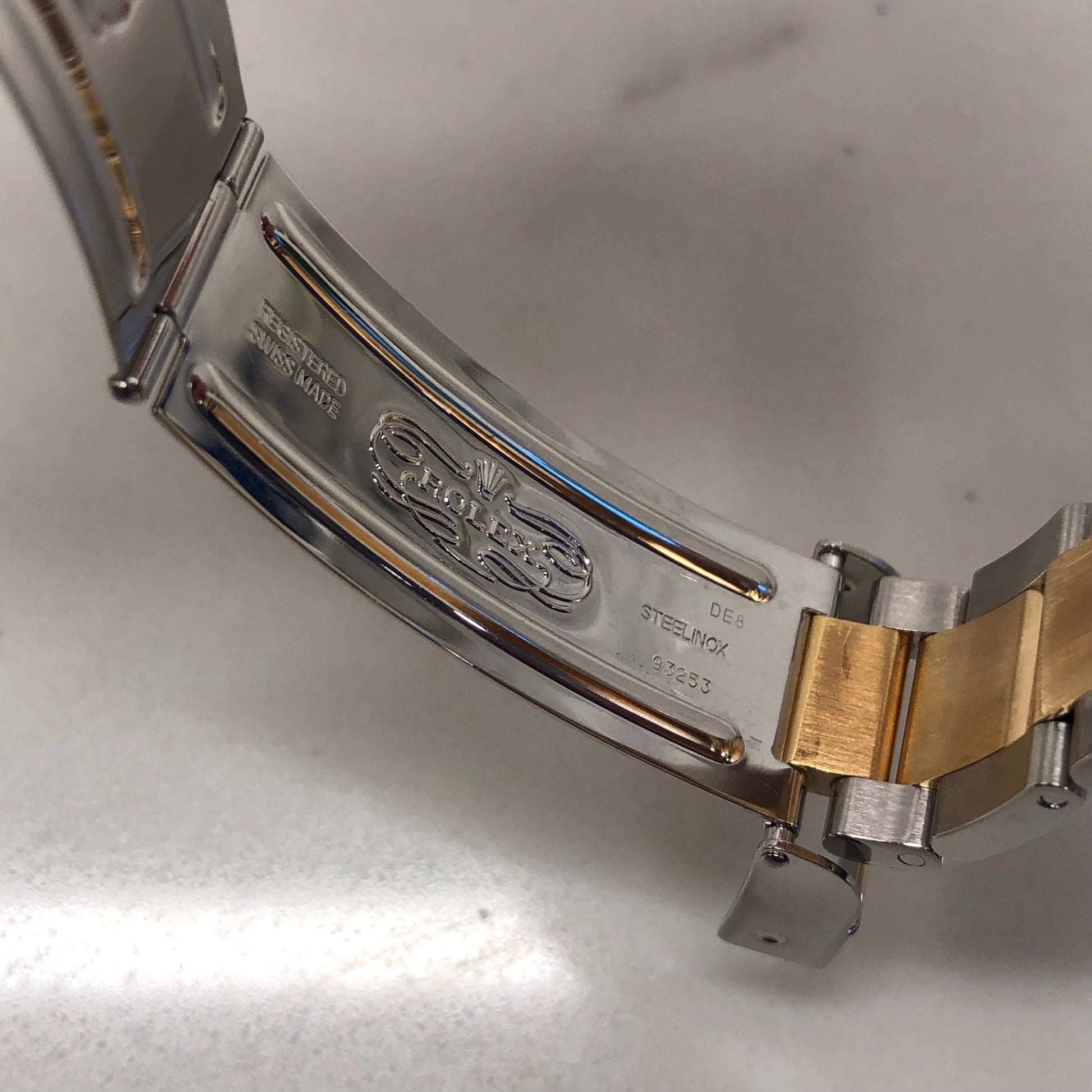 2001 Rolex Submariner 16613 Blue Two Tone Oyster Steel 18K Gold Wristwatch - HASHTAGWATCHCO