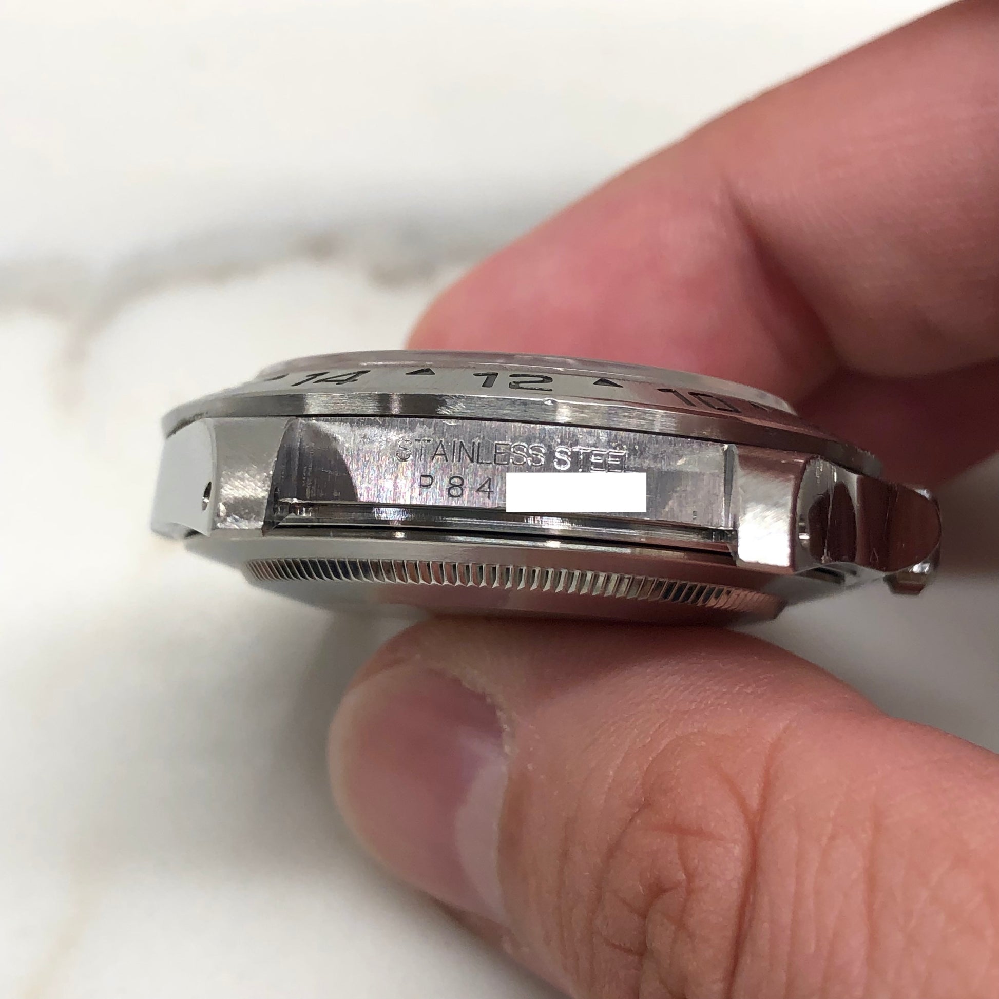 2000 Rolex Explorer II 16570 Black Dial Steel Oyster Automatic Wristwatch - HASHTAGWATCHCO