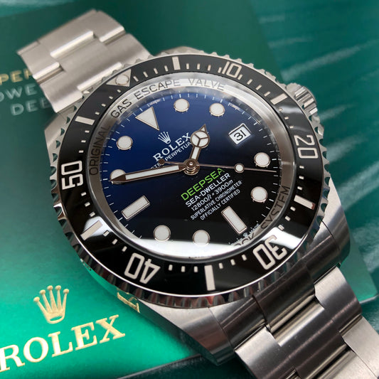 2022 Rolex SEA DWELLER DEEPSEA 136660 James Cameron Ceramic Mens 44mm Automatic Wristwatch with Box and Papers* - HASHTAGWATCHCO