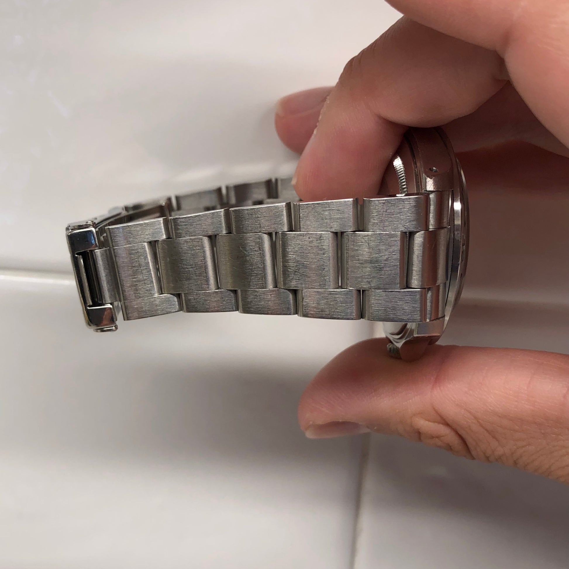 2000 Rolex Explorer II 16570 Black Dial Steel Oyster Automatic Wristwatch - HASHTAGWATCHCO