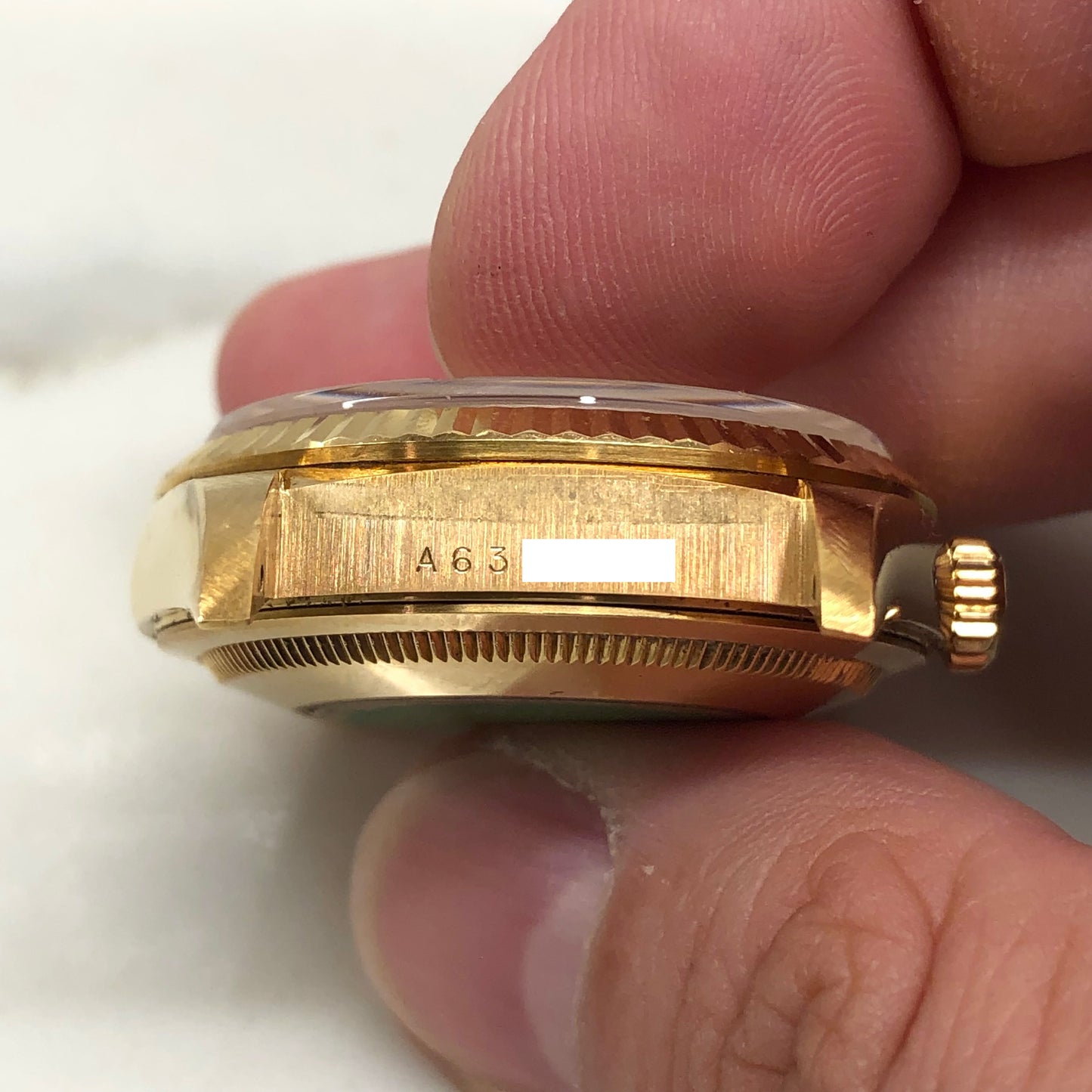 1999 Rolex President 18238 Day Date 18K Yellow Gold White Roman Automatic Wristwatch
