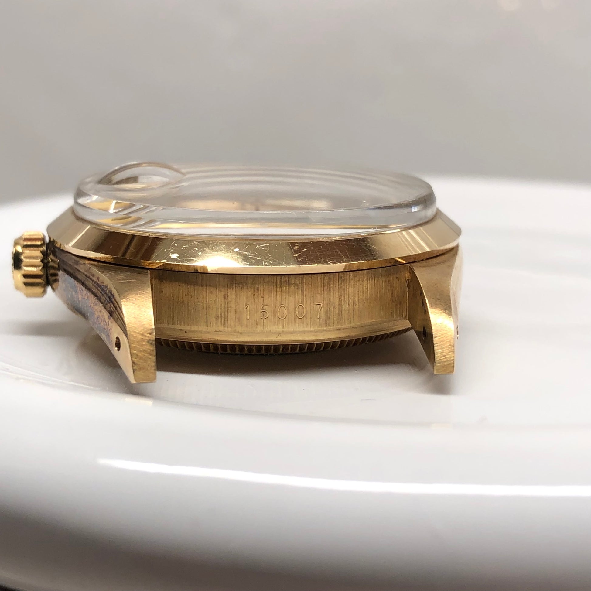 1981 Rolex Date 15007 14K Yellow Gold Chevrolet Jubilee Automatic Wristwatch - HASHTAGWATCHCO