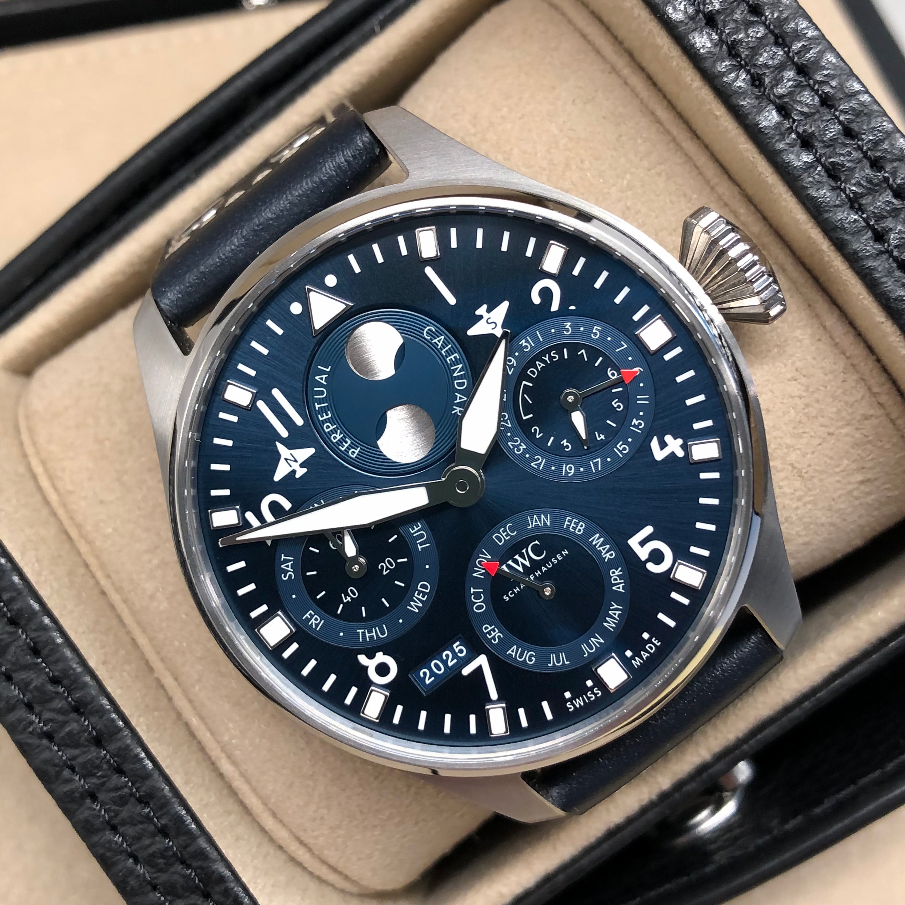 IWC Big Pilot IW503605 Perpetual Calendar 46mm Stainless Steel