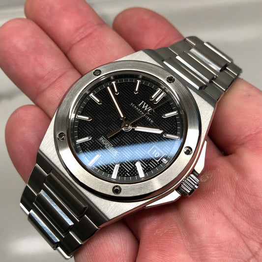 IWC Ingenieur Automatic 40 IW328901 Black Dial Men's Watch with Box and Papers Unworn - HASHTAGWATCHCO