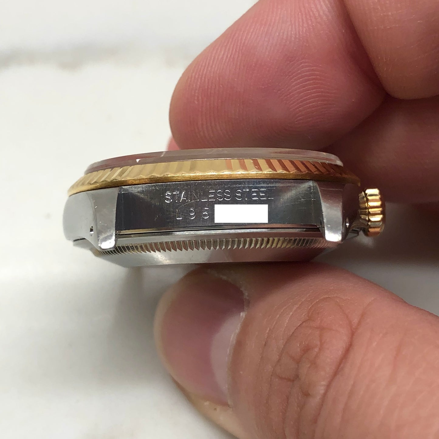 1989 Rolex Datejust 16233 Two Tone Blue Vignette Diamond Dial Jubilee Automatic Wristwatch - HASHTAGWATCHCO