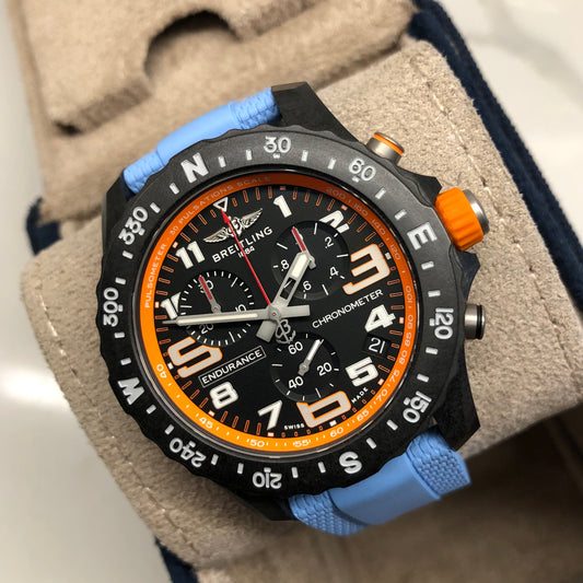 Breitling Endurance Pro X82310A51B1S1 Chronograph Quartz Orange with Box and Papers
