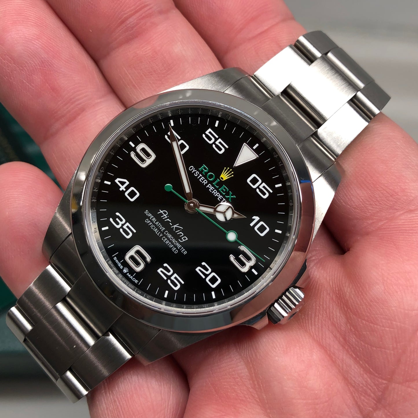 2023 Rolex Air King 126900 Automatic Steel Wristwatch with Box and Papers - HASHTAGWATCHCO