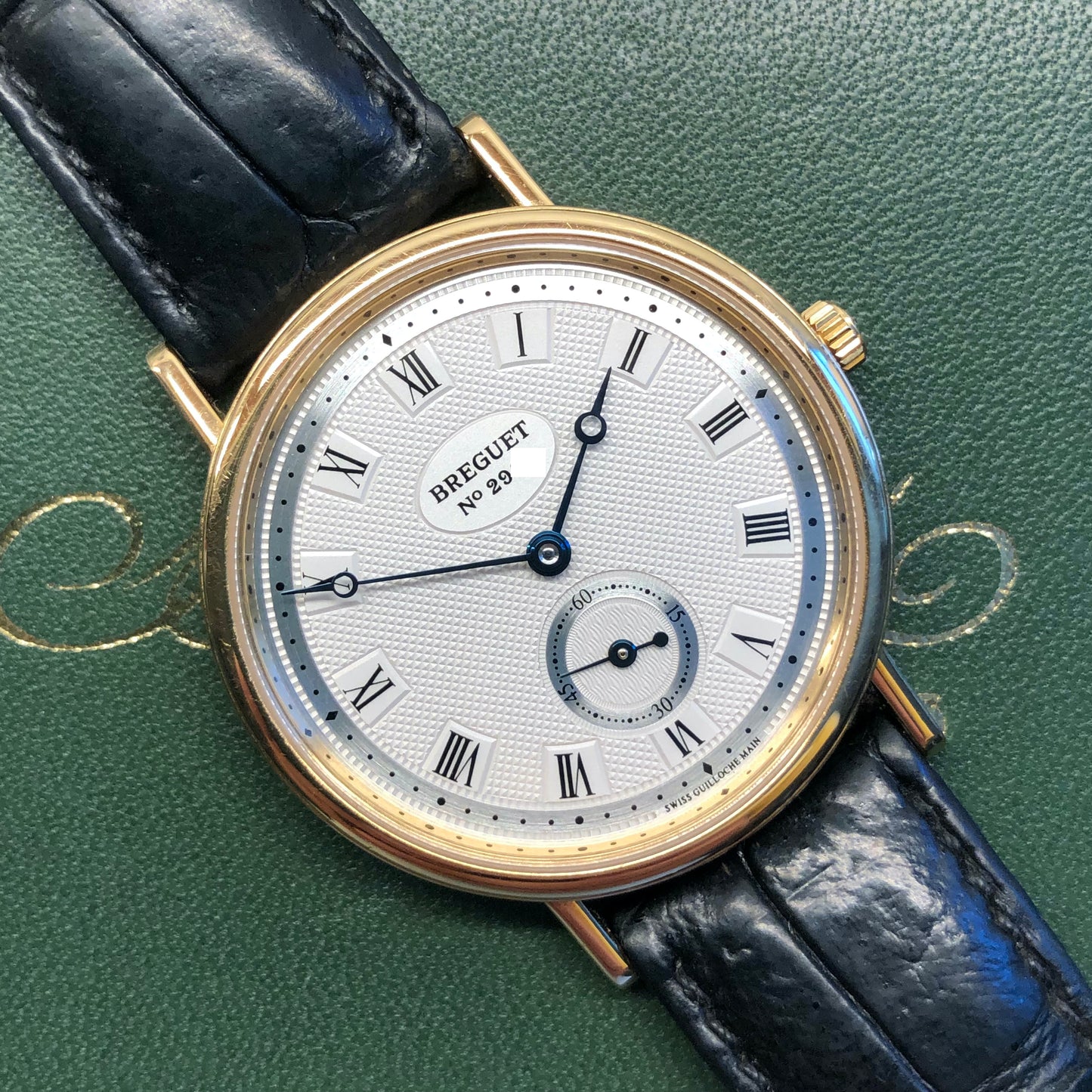 Breguet Classique 3910BA 18K Yellow Gold Coin Edge Wristwatch with Boxes - HASHTAGWATCHCO
