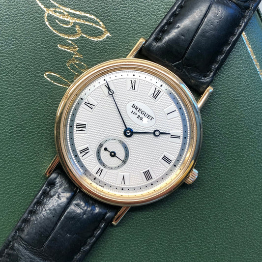 Breguet Classique 3910BA 18K Yellow Gold Coin Edge Wristwatch with Boxes - HASHTAGWATCHCO