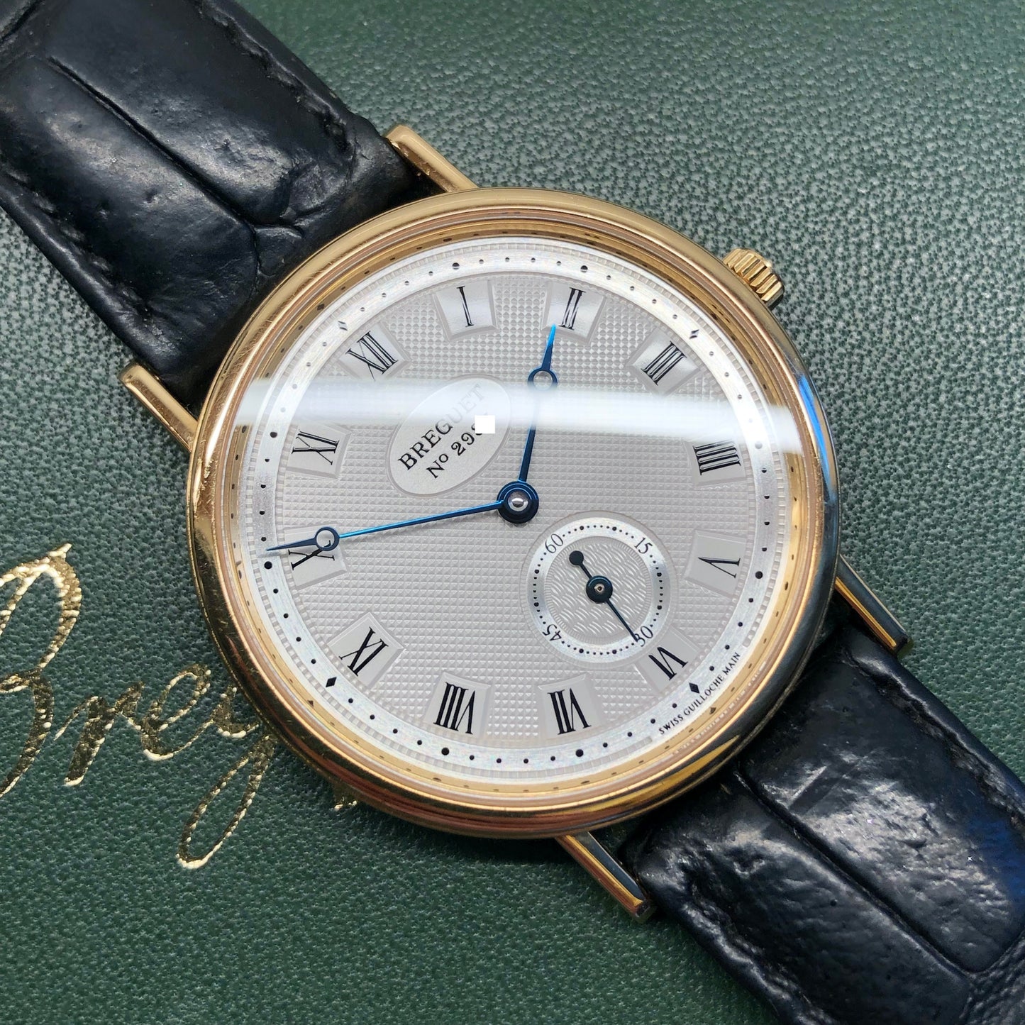 Breguet Classique 3910BA 18K Yellow Gold Coin Edge Wristwatch with Boxes - HASHTAGWATCHCO
