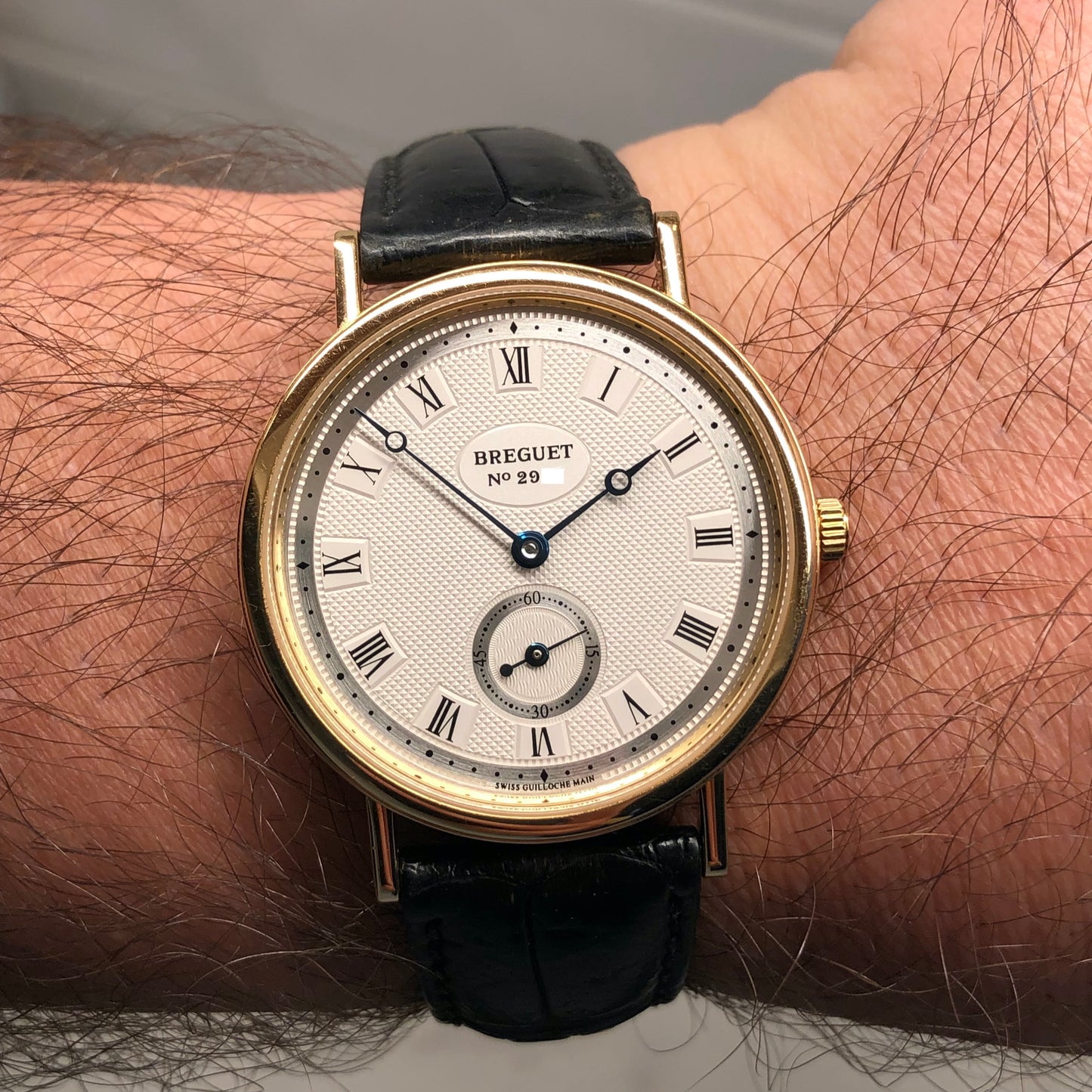 Breguet Classique 3910BA 18K Yellow Gold Coin Edge Wristwatch with Boxes - HASHTAGWATCHCO