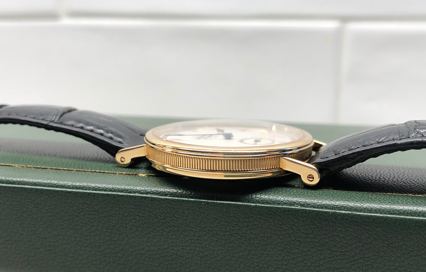 Breguet Classique 3910BA 18K Yellow Gold Coin Edge Wristwatch with Boxes - HASHTAGWATCHCO