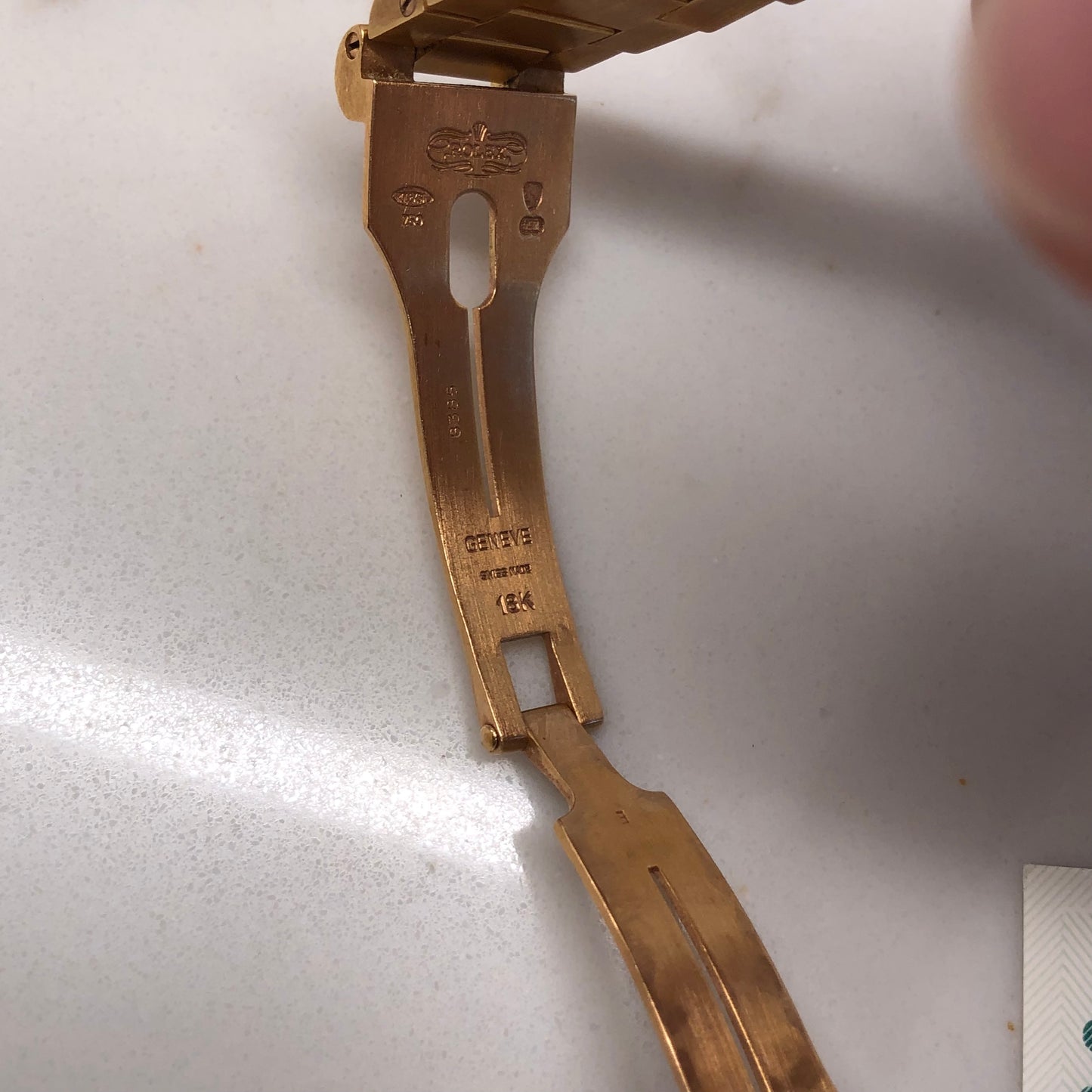 1980 Rolex President Day Date 18038 Birch Burlwood Dial Wristwatch with Papers - HASHTAGWATCHCO
