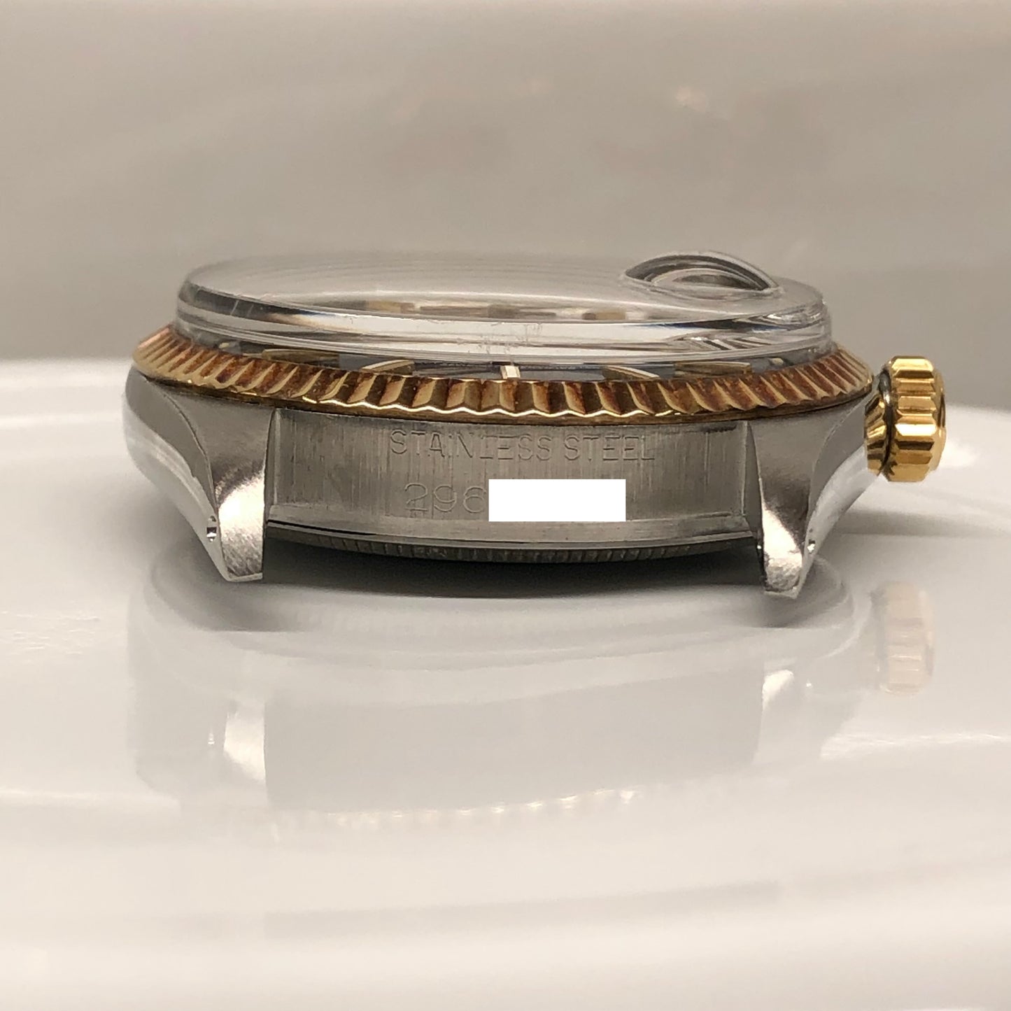 1972 Rolex Datejust 1601 Blue Mosaic Dial Two Tone Jubilee Fluted Automatic Wristwatch