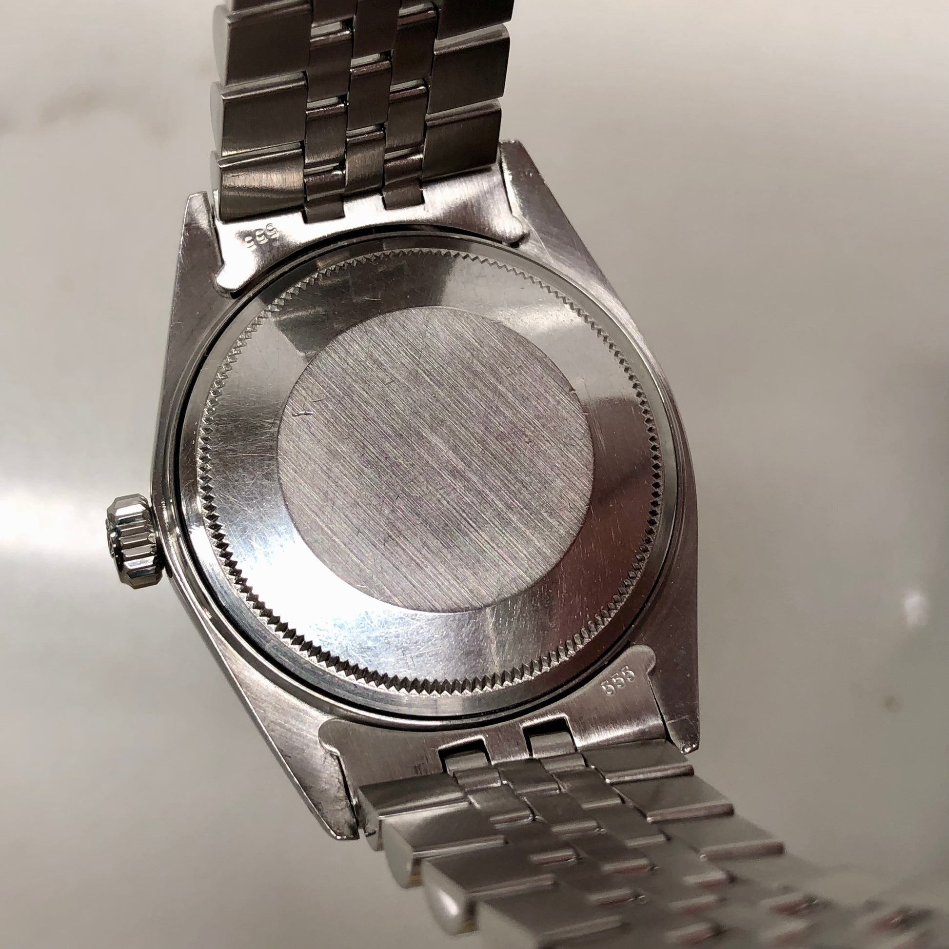 1973 Rolex Datejust 1601 Stainless Steel Fluted Bezel Silver Dial Jubilee Automatic Wristwatch - HASHTAGWATCHCO