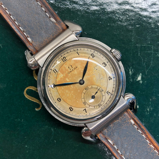 1934 Omega Scarab CK2014 Caliber 26.5 S0B T2 Art Deco Mechanical Vintage Wristwatch