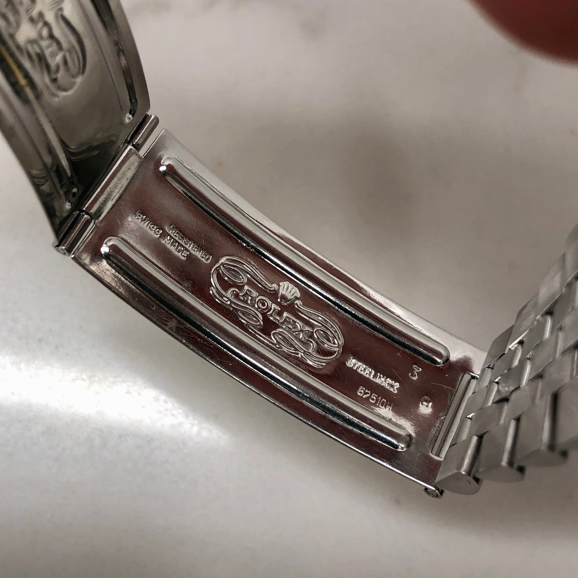 1973 Rolex Datejust 1601 Stainless Steel Fluted Bezel Silver Dial Jubilee Automatic Wristwatch - HASHTAGWATCHCO