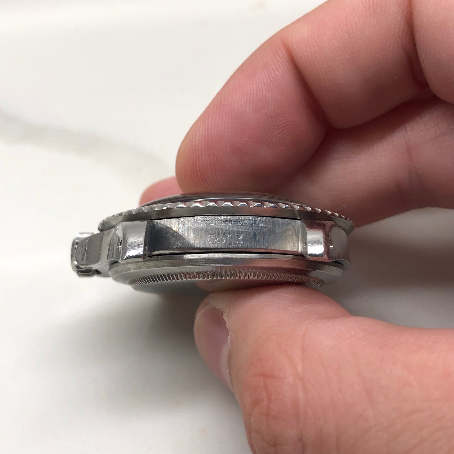 1965 Rolex Submariner 5513 Gilt Dial Meters First Long 5 Insert Stainless Steel Automatic Wristwatch - Hashtag Watch Company