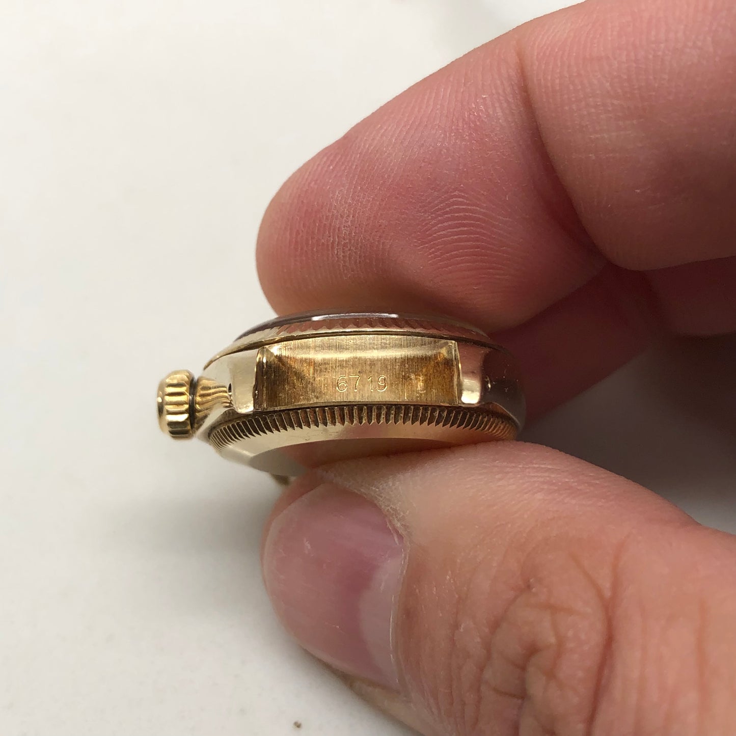 1979 Rolex Oyster Perpetual 6719 14K Yellow Gold Ladies Jubilee Bracelet Automatic Wristwatch