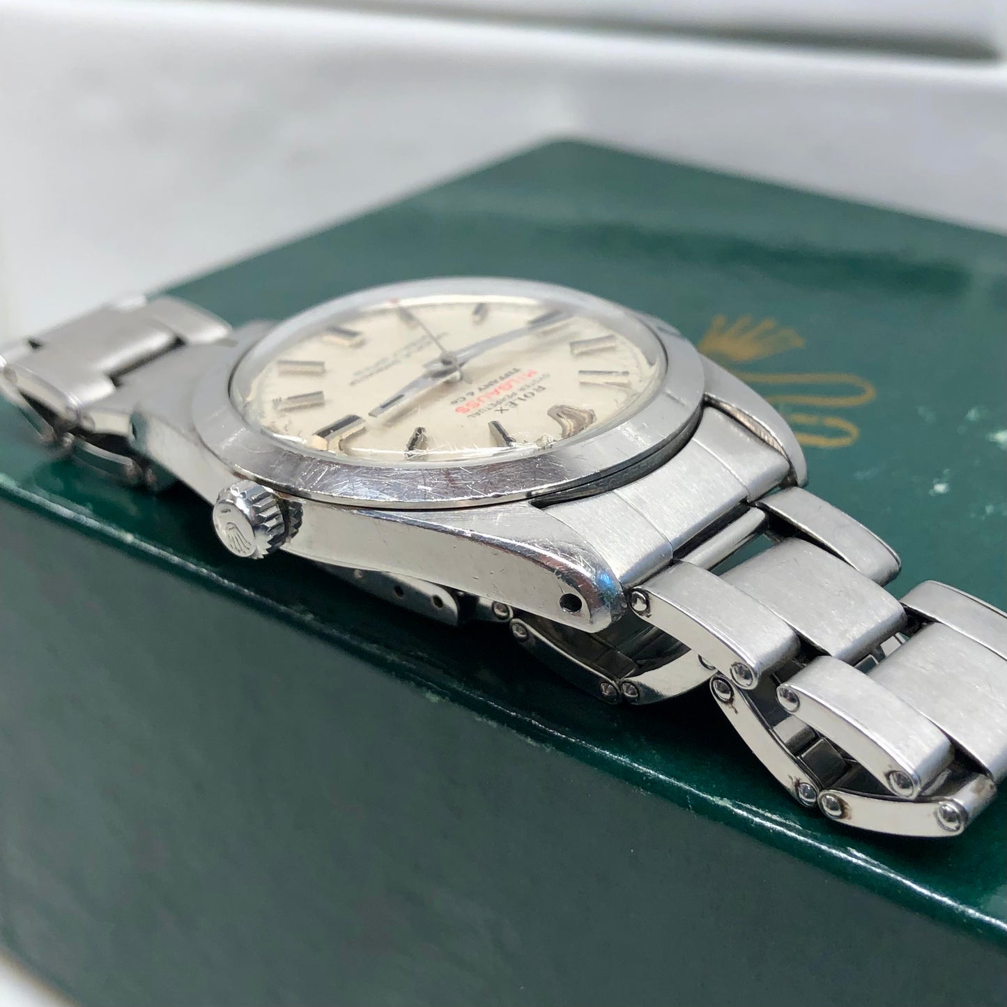 1964 Rolex Milgauss 1019 Tiffany & Co. CERN Dial Stainless Steel Wristwatch - Hashtag Watch Company