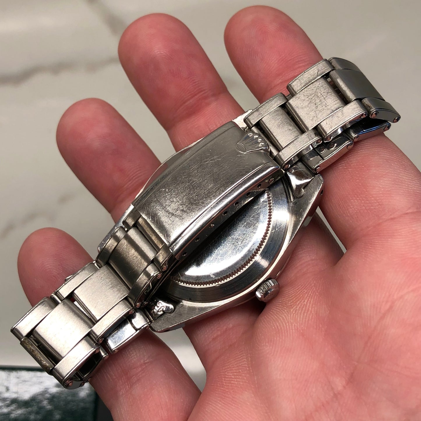 1964 Rolex Milgauss 1019 Tiffany & Co. CERN Dial Stainless Steel Wristwatch - Hashtag Watch Company