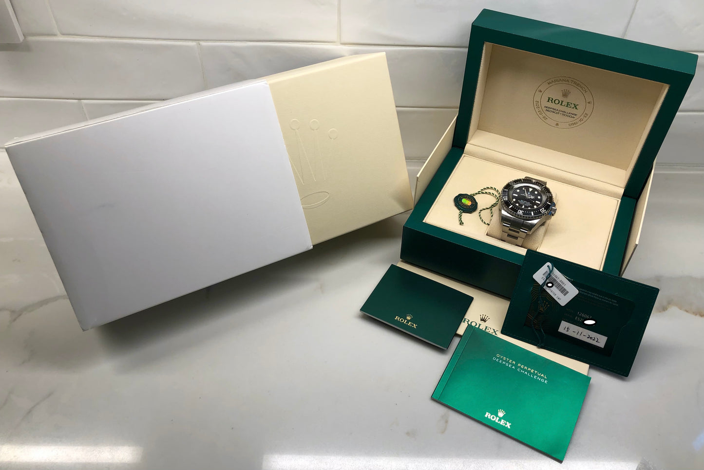 2022 Rolex Sea Dweller Deepsea Challenge 126067 Titanium 50MM Wristwatch with Box and Papers Unworn Wrapped - Hashtag Watch Company