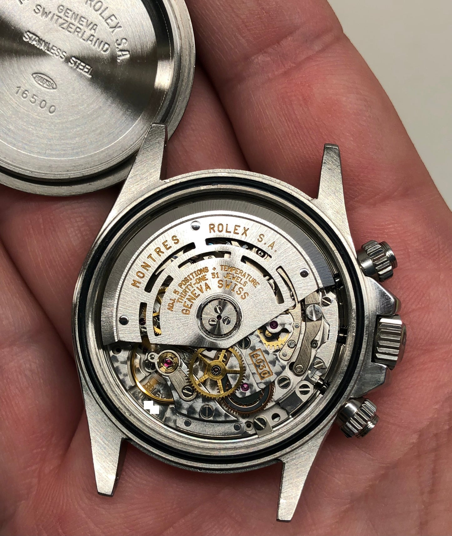 1996 Rolex Daytona 16520 White Steel Automatic Chronograph Wristwatch with Box and Papers - HASHTAGWATCHCO