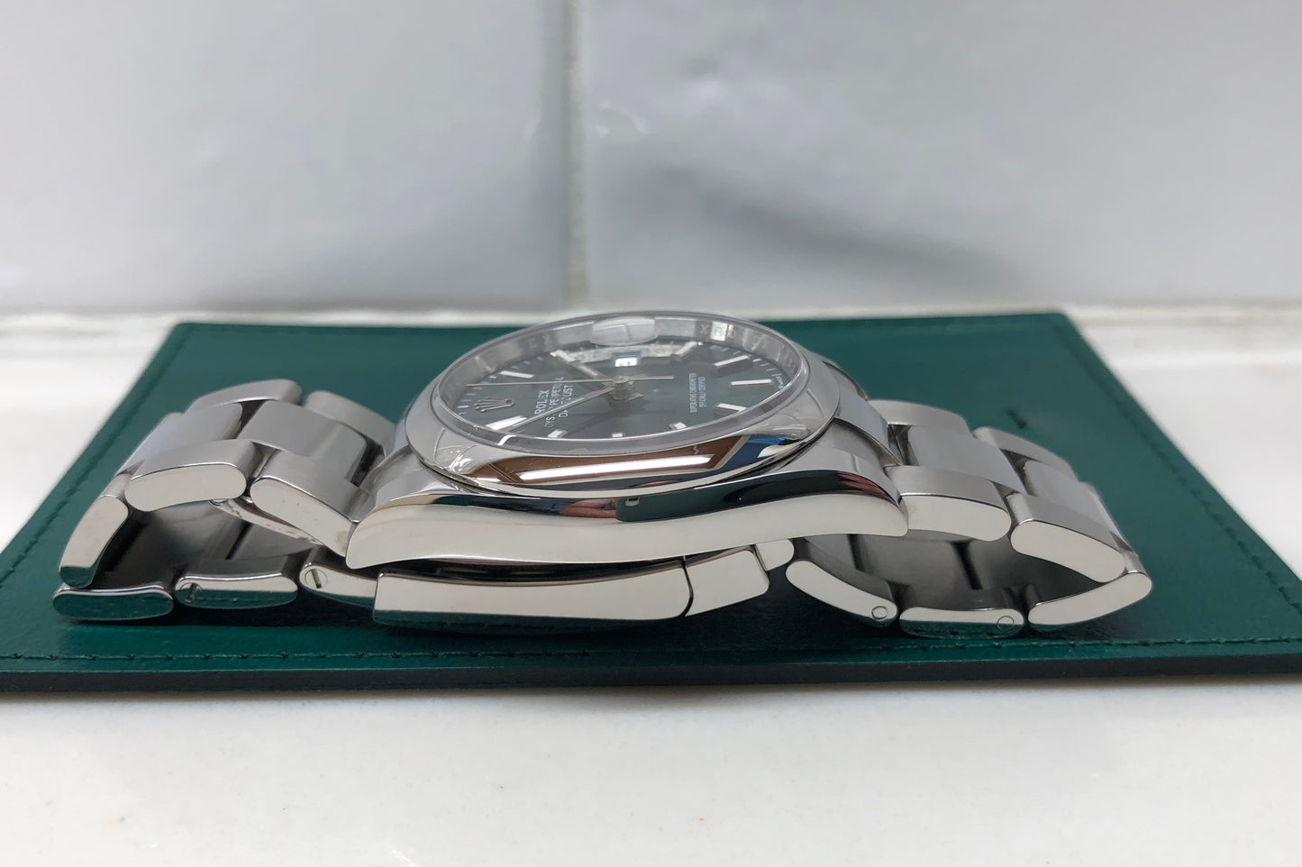 2023 Rolex Datejust 126200 Mint Green 36mm Steel Oyster Wristwatch with Box and Papers - HASHTAGWATCHCO