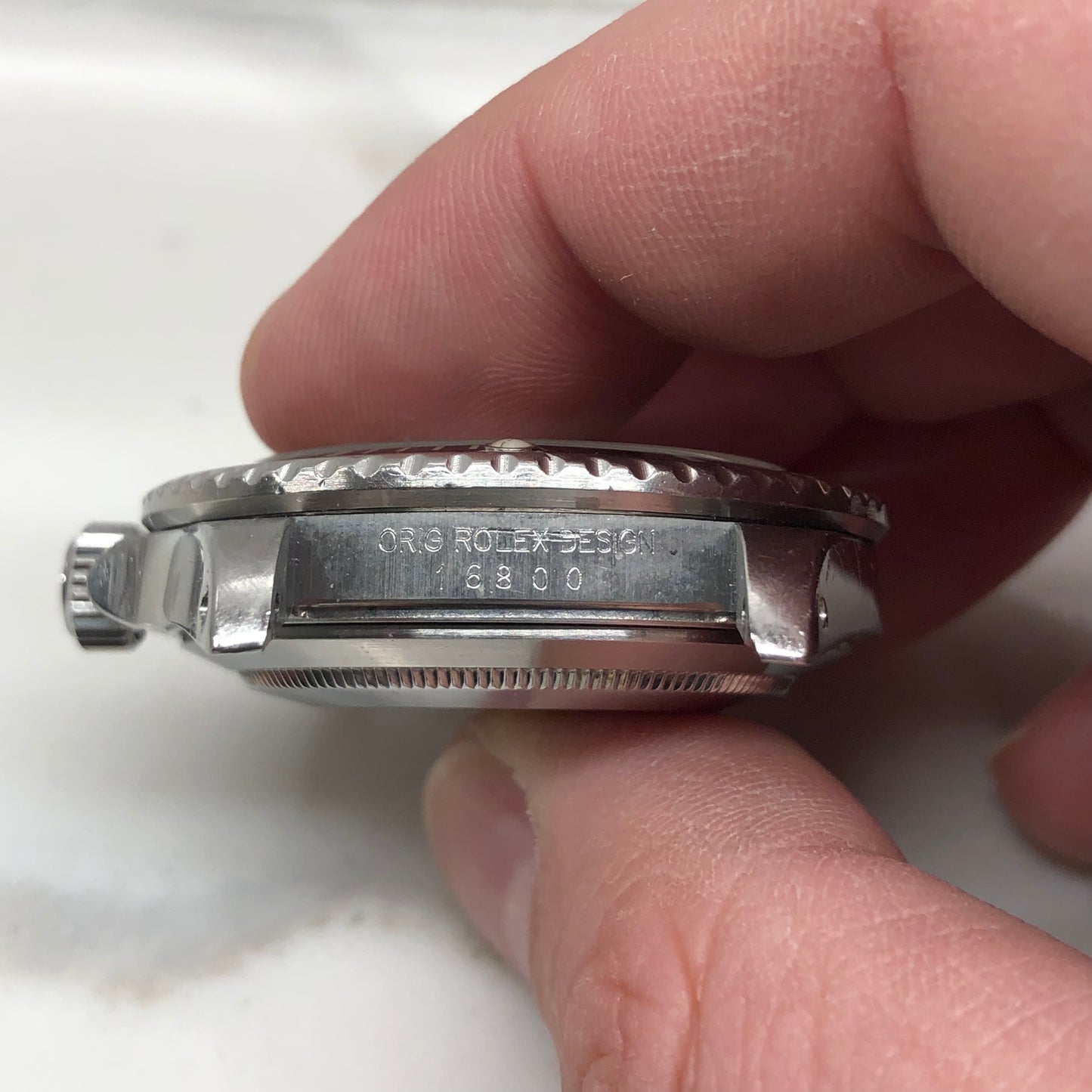 1984 Rolex Submariner Date 16800 Stainless Steel Wristwatch with Papers - HASHTAGWATCHCO