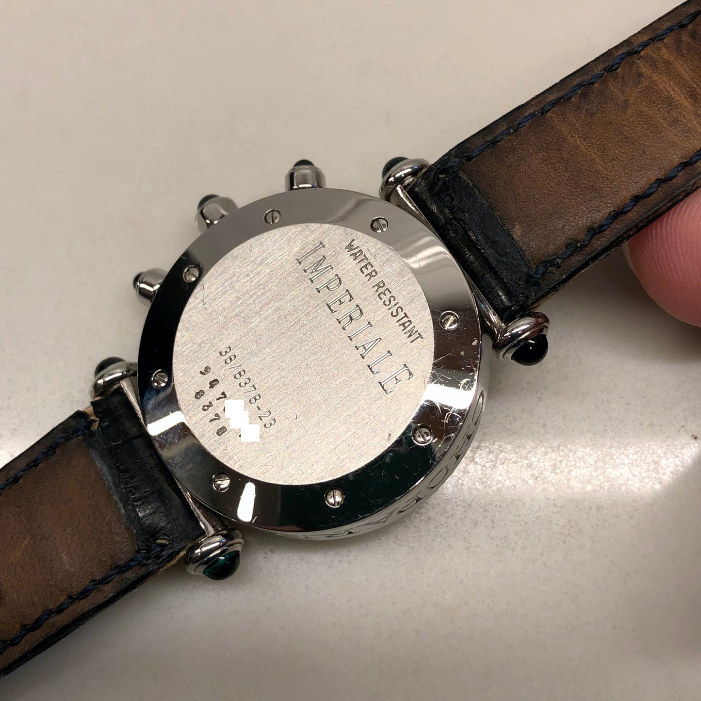 Chopard Imperiale 38/8378-23 Stainless Steel Diamond Bezel Ladies Quartz Wristwatch - HASHTAGWATCHCO
