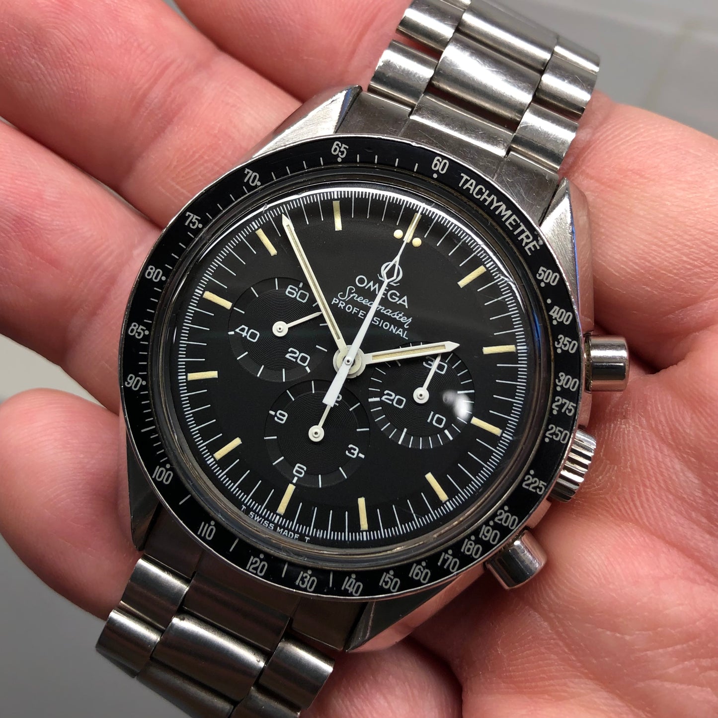 1976 Omega Speedmaster Professional 145.022 Chronograph 861 Manual Wristwatch - HASHTAGWATCHCO