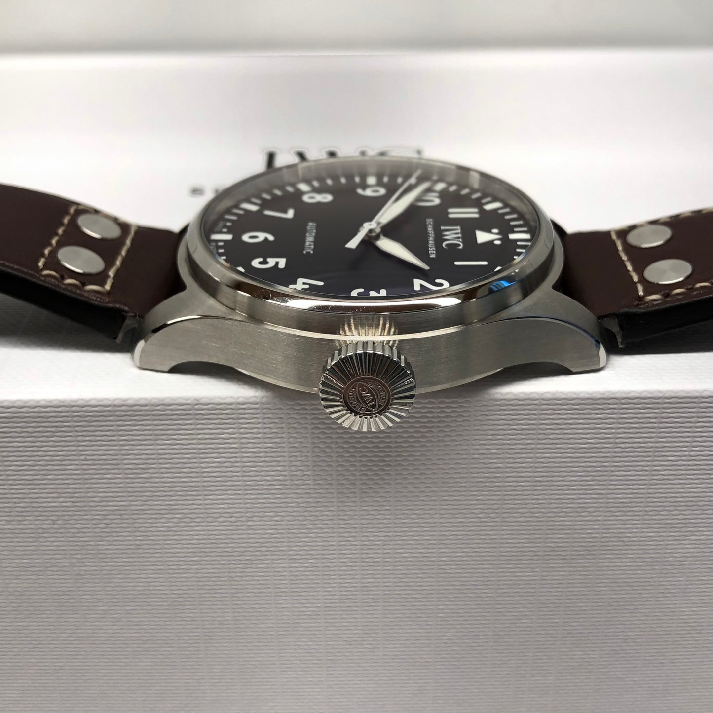 2023 IWC Big Pilot 43 IW329301 Automatic Black Dial Men's Wristwatch with Box and Papers Unworn - Hashtag Watch Company