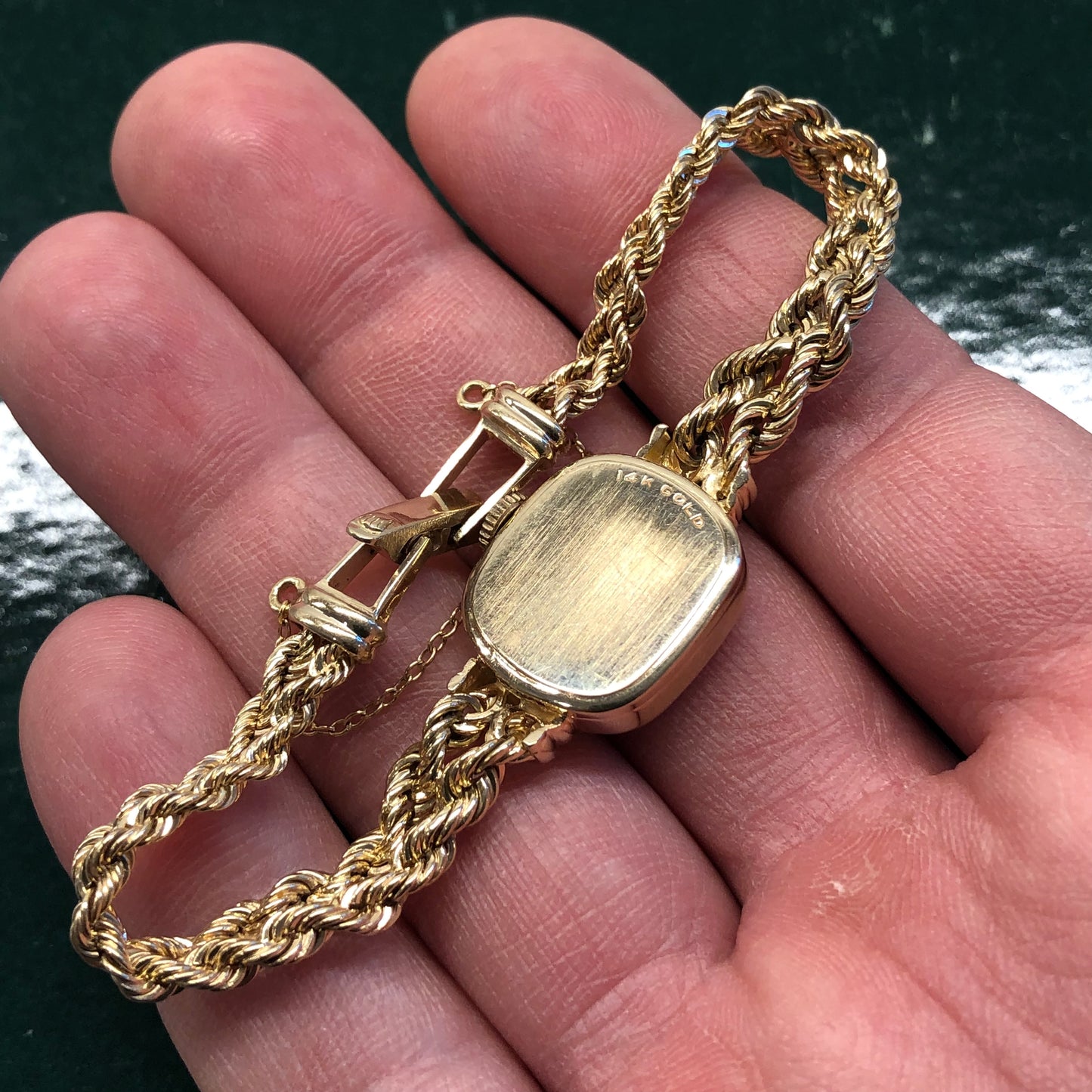 1954 Rolex Ladies Dress 8444 14K Yellow Gold Dress Cocktail Wristwatch - HASHTAGWATCHCO