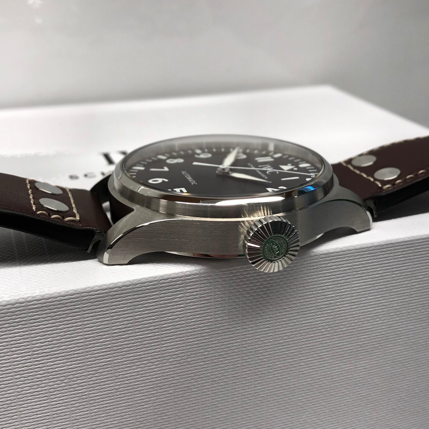 2023 IWC Big Pilot 43 IW329301 Automatic Black Dial Men's Wristwatch with Box and Papers Unworn - Hashtag Watch Company
