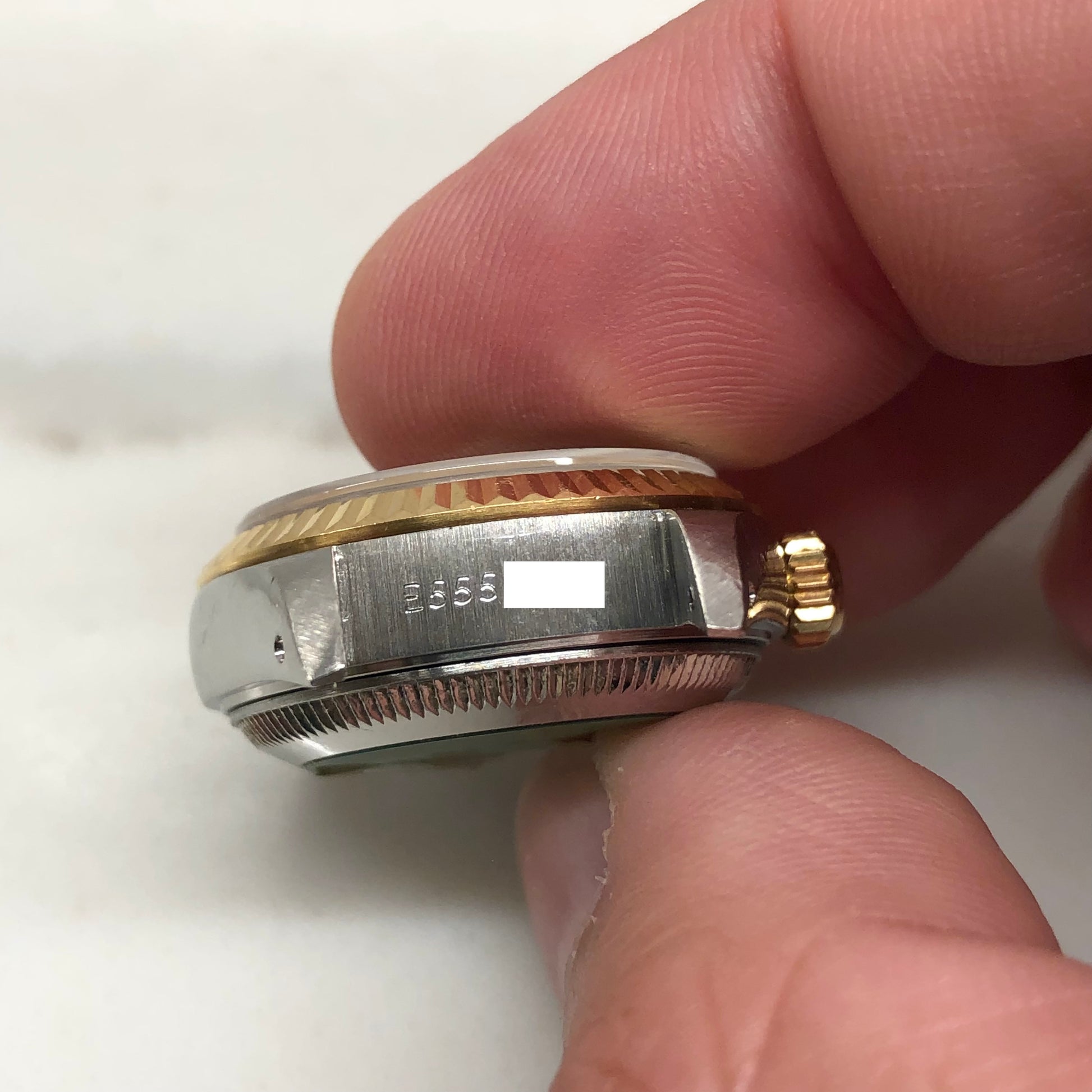 1990 Rolex Datejust 69173 Black Dial Two Tone Jubilee Wristwatch with Box and Papers - HASHTAGWATCHCO