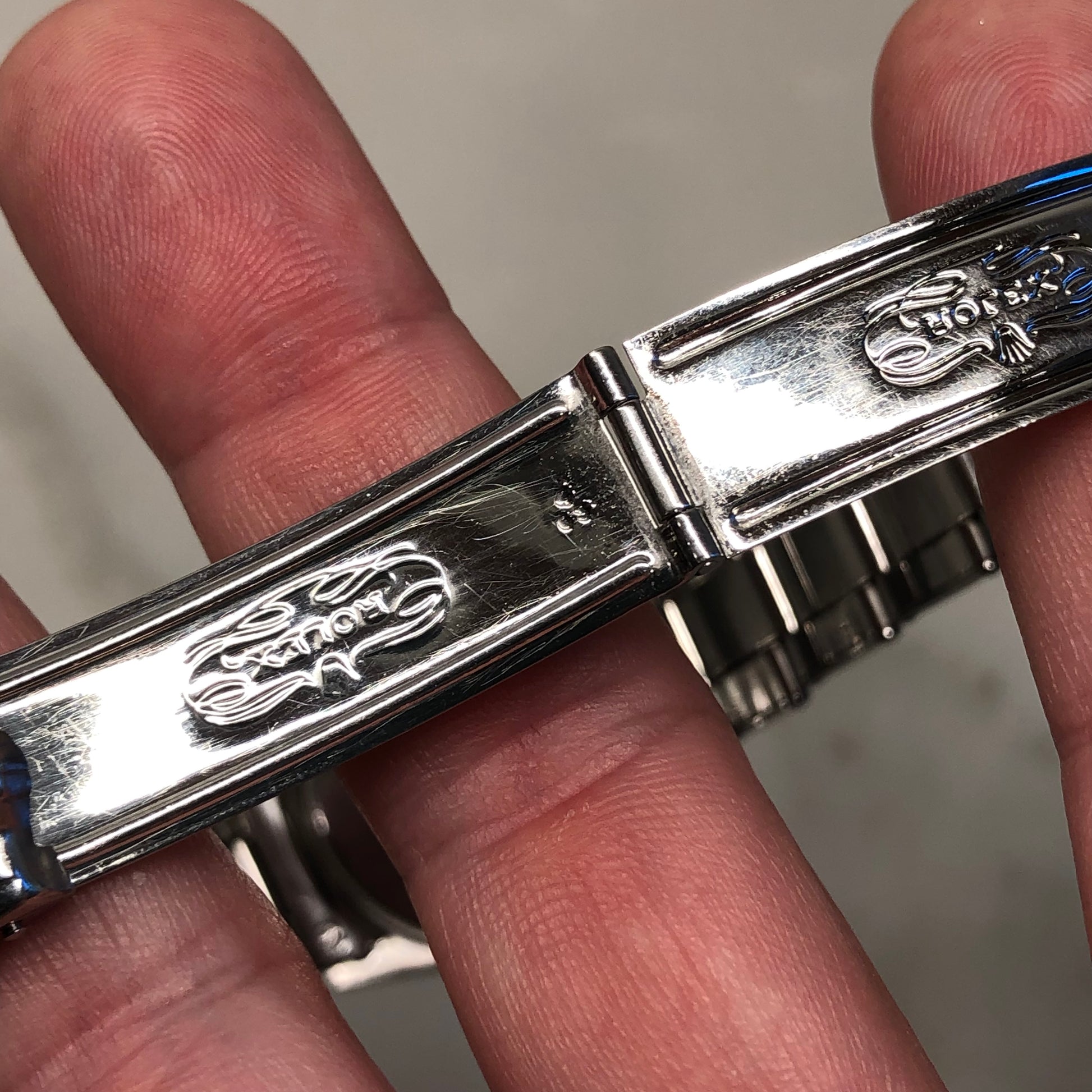 1963 Rolex Oysterdate Precision 6466 Tropical Gilt Dial Stainless Steel Wristwatch - HASHTAGWATCHCO