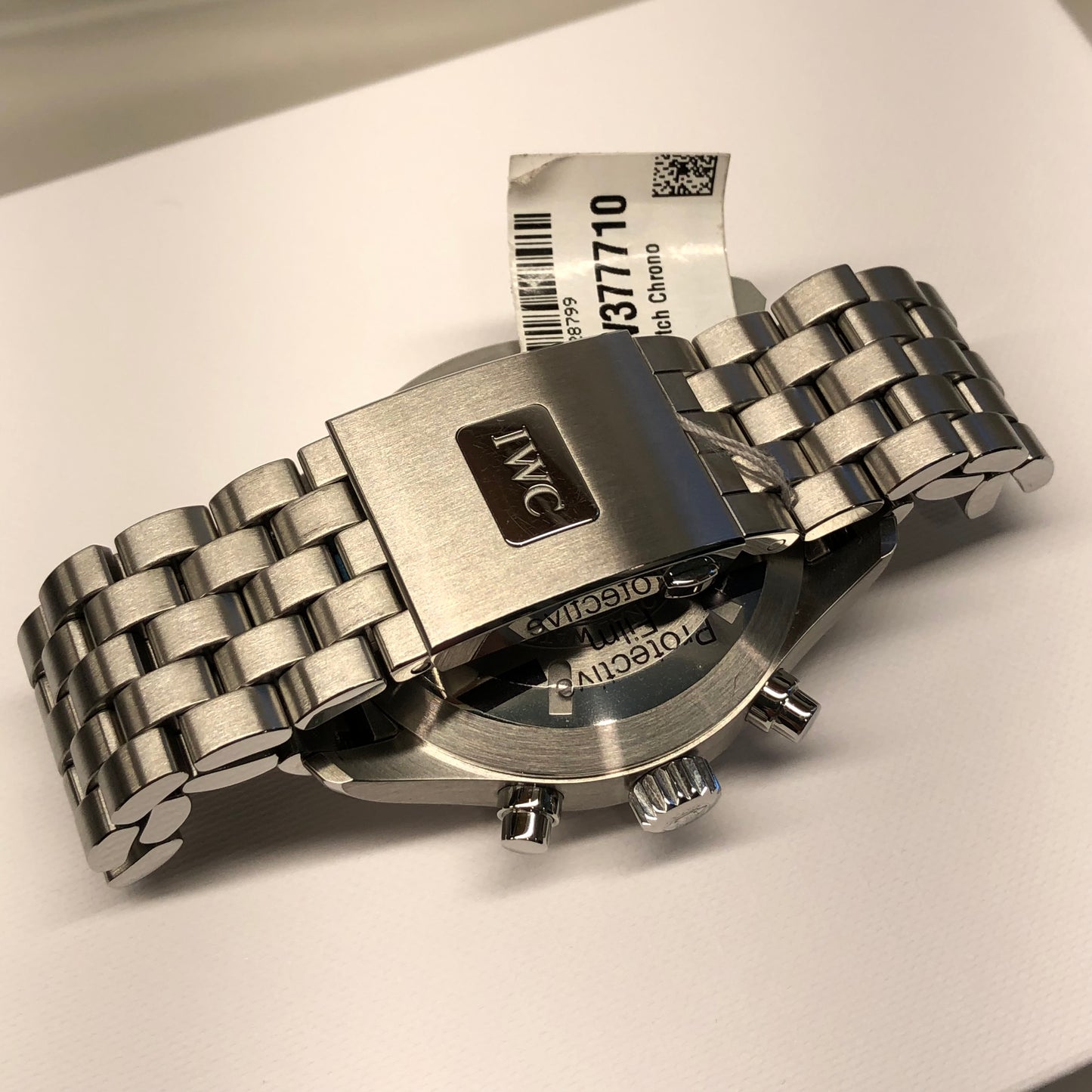 2023 IWC Pilot IW377710 Automatic Chronograph Black Dial Men's Watch with Box and Papers Unworn - Hashtag Watch Company