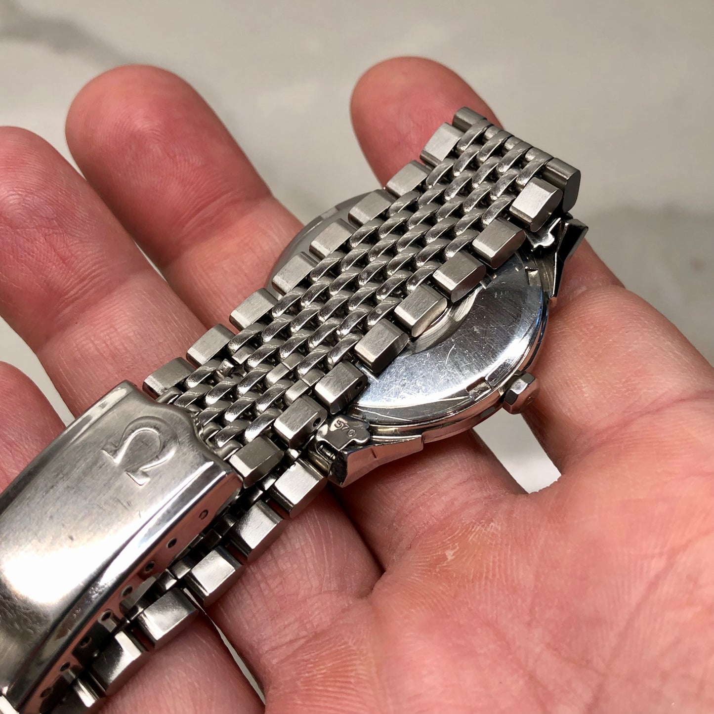 1961 Omega Constellation Date 14903 SC Steel Chronometer Automatic Wristwatch - HASHTAGWATCHCO