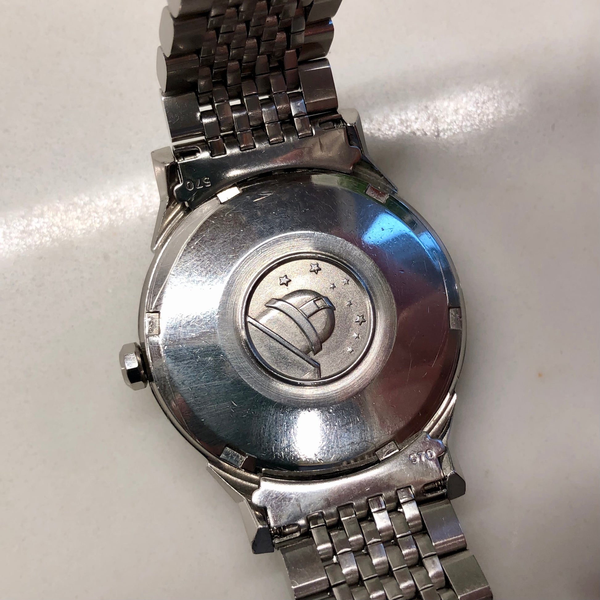 1961 Omega Constellation Date 14903 SC Steel Chronometer Automatic Wristwatch - HASHTAGWATCHCO