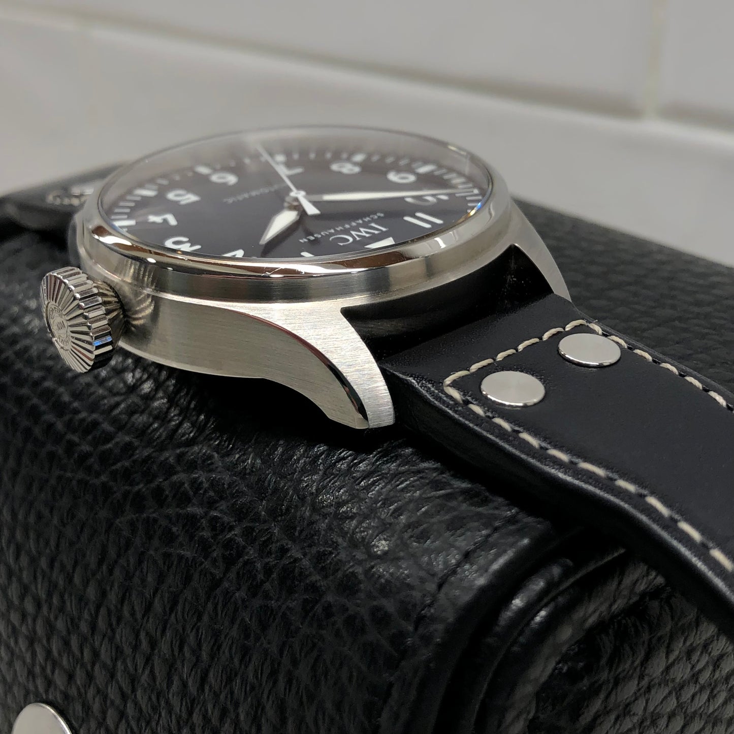 2023 IWC Big Pilot 43 IW329303 Automatic Blue Dial Men's Wristwatch with Box and Papers Unworn - Hashtag Watch Company